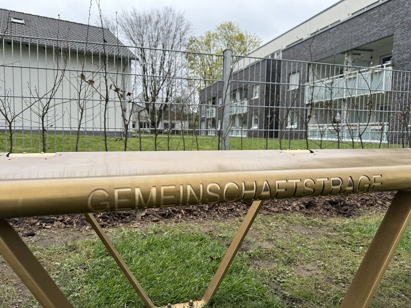 GEMEINSCHAFTSTRAGE   ("COMMUNITY STRECHER" - COVID PANDEMIC MEMORIAL)  (built 2024)