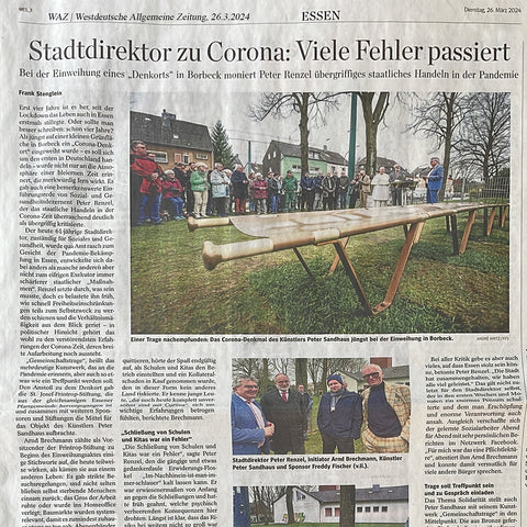 GEMEINSCHAFTSTRAGE   ("COMMUNITY STRECHER" - COVID PANDEMIC MEMORIAL)  (built 2024)