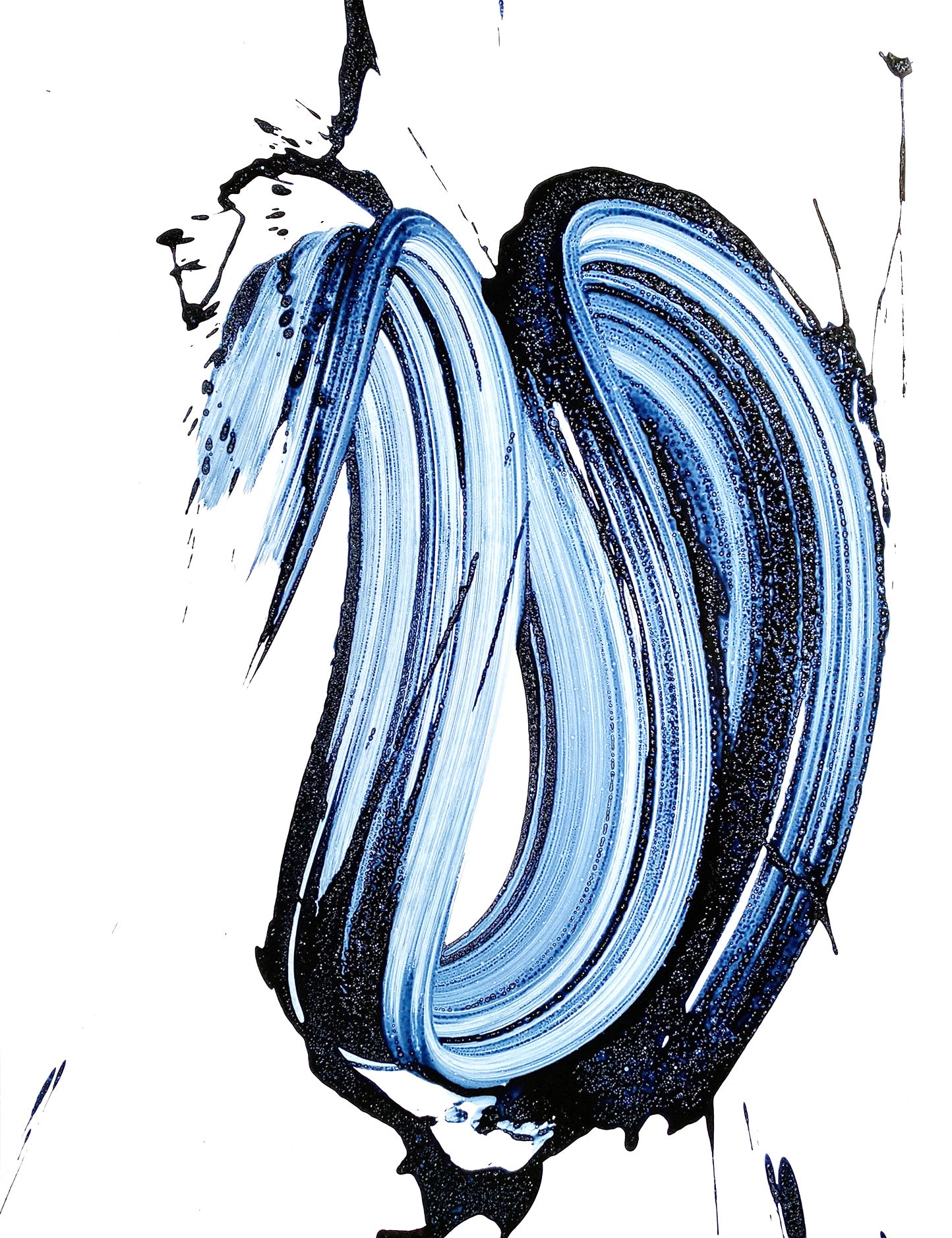 01701XX Instant Sculpture Series Ink Painting