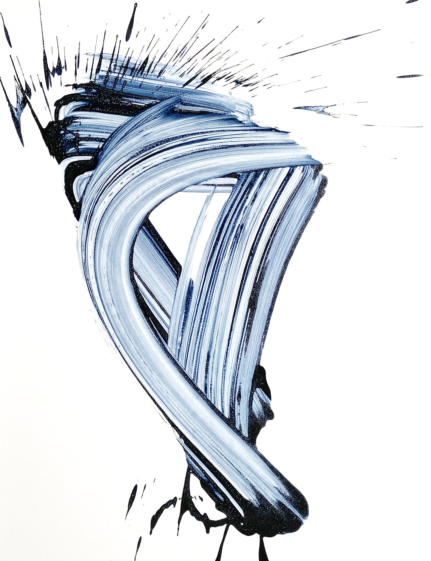 01701XX Instant Sculpture Series Ink Painting