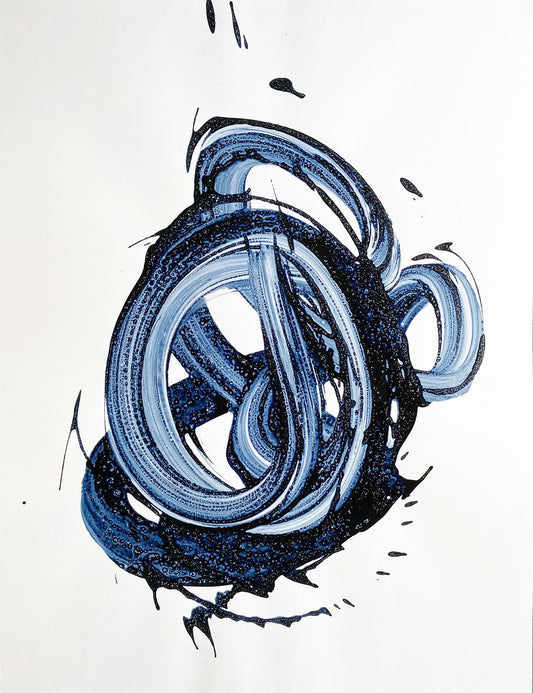 01701XX Instant Sculpture Series Ink Painting