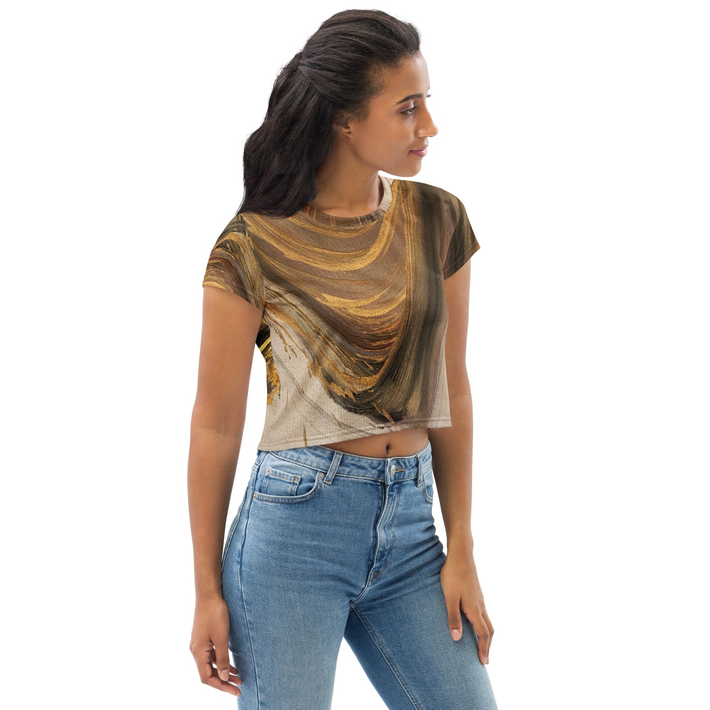 ARTWORK TO WEAR limited All-Over Print Crop Tee