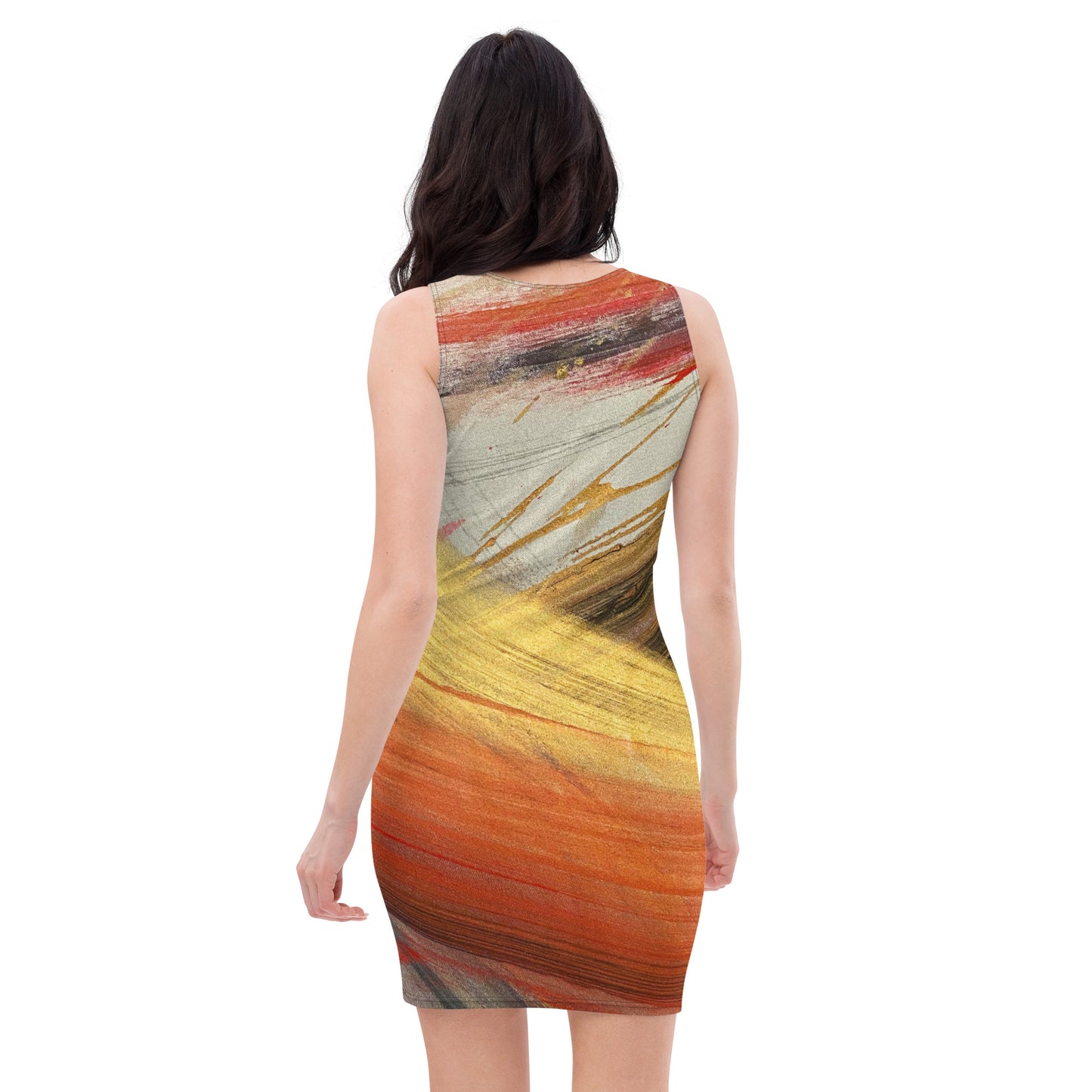 20230117-1800 Sandhaus Artwork To Wear, fitted dress