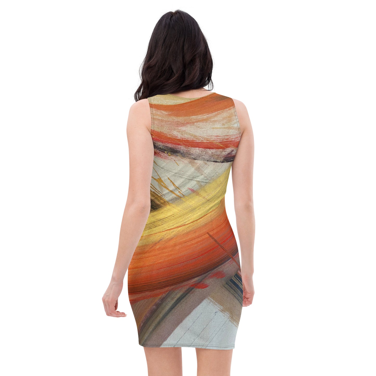 20230117-1800 Sandhaus Artwork To Wear, fitted dress