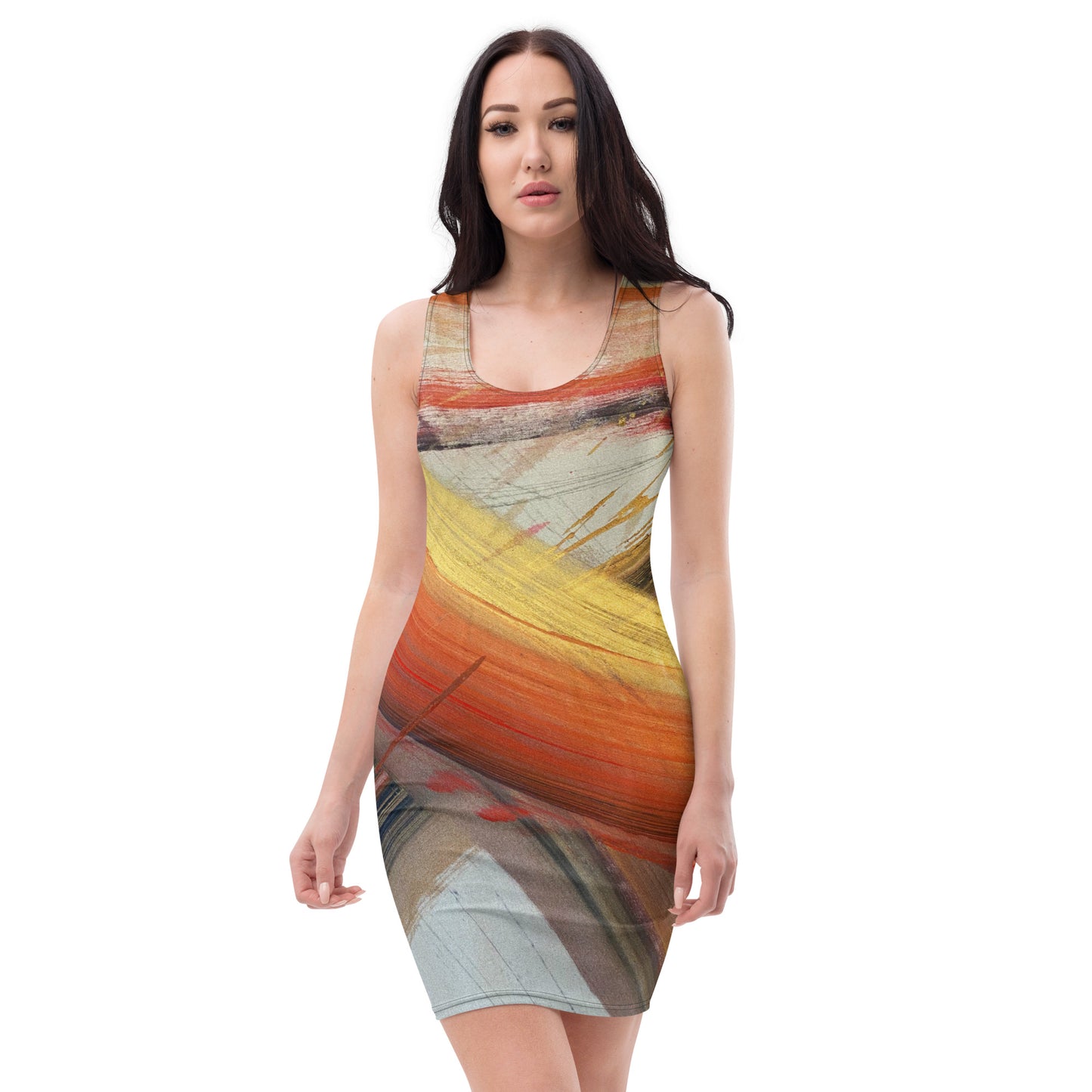 20230117-1800 Sandhaus Artwork To Wear, fitted dress